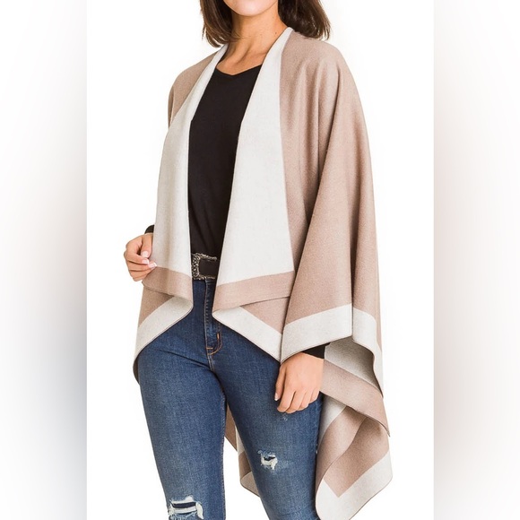 Melifluos Cardigan Poncho - One Size - Picture 9 of 11